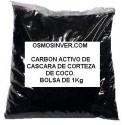 Carbon activo GAG granulado DE CASCARA DE CORTEZA DE COCO, Bolsa de 1 kg (1000GRAMOS)