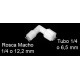 Codo CONEXION ROSCA tubo 1/4 (6mm) - rosca macho 1/4