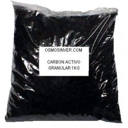 Carbon activo GAG granulado, Bolsa de 1 kg