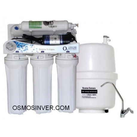 depuradora de osmosis inversa domestica de 5 etapas
